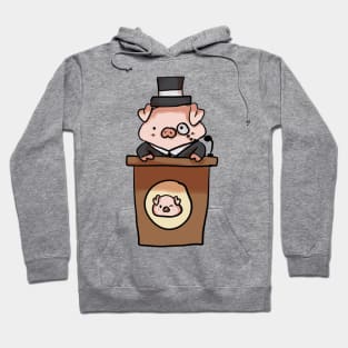 Cute Pig Judge Hoodie